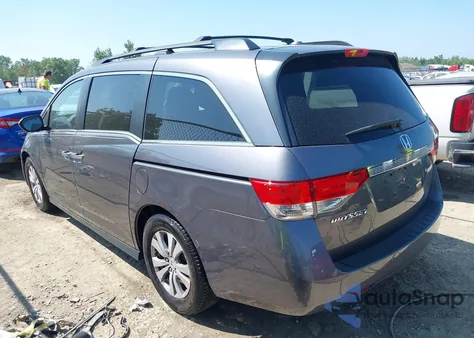 2016 Honda Odyssey Ex-L from USA, damaged, VIN 5FNRL5H65GB029736